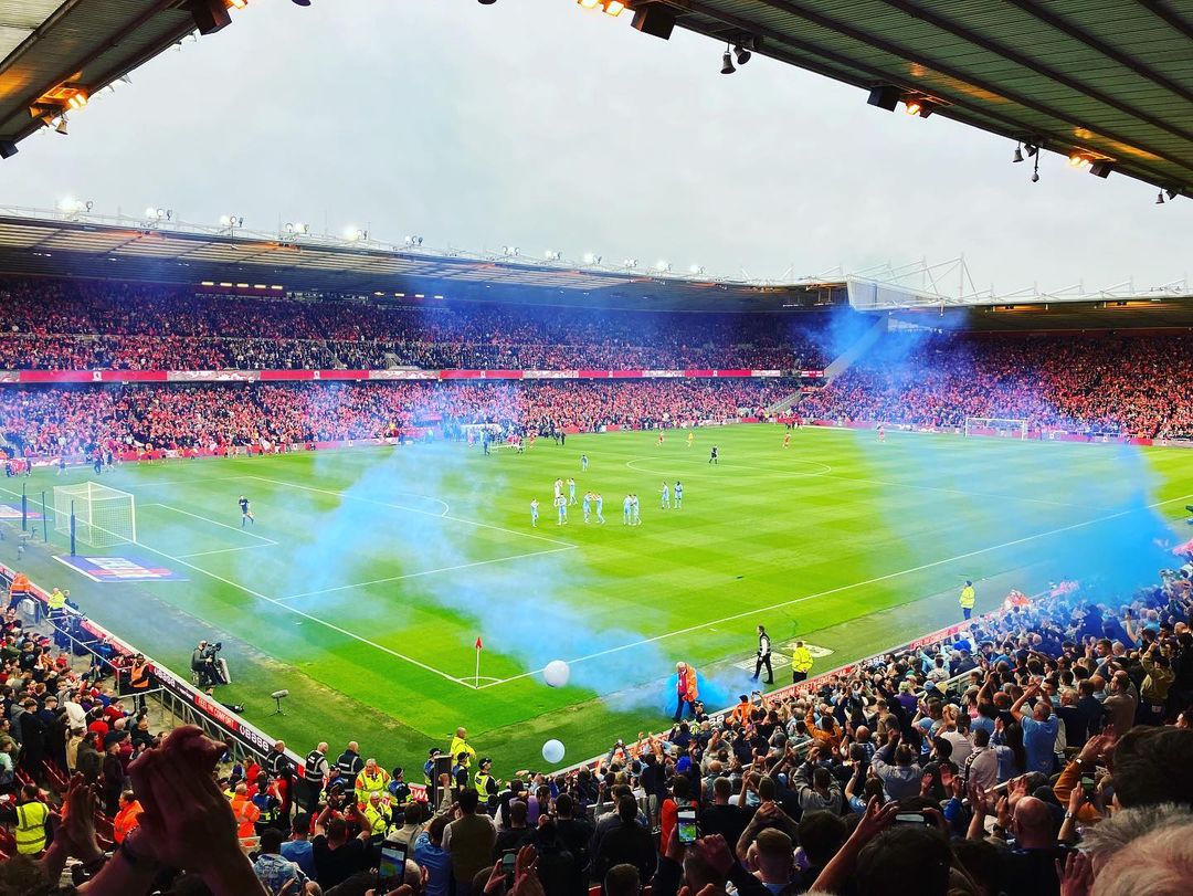 The fan experience at the Riverside Stadium