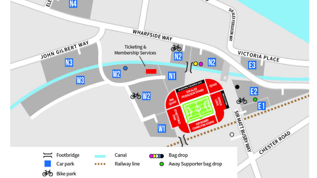 Match Day Parking Facilities at Old Trafford